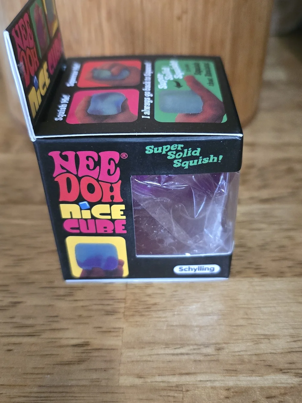NeeDoh Nice Cube Purple Super Solid Squish